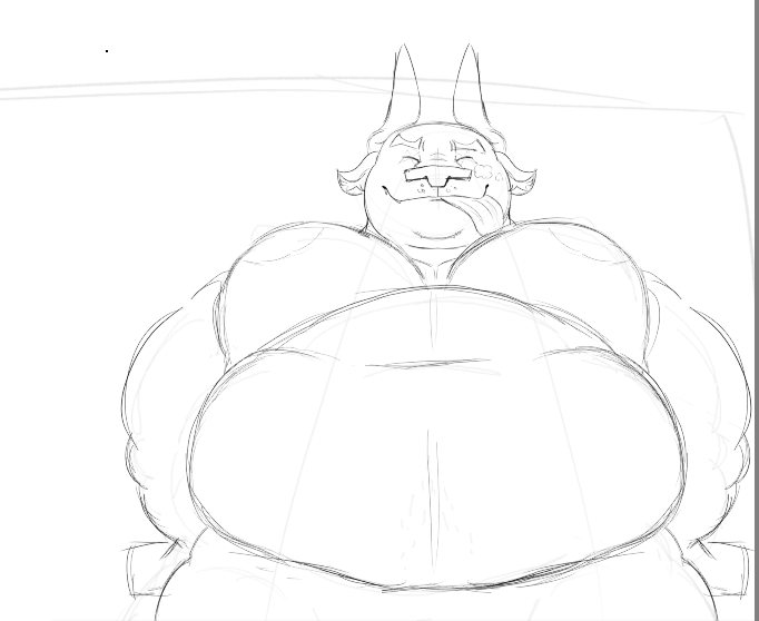 Grouserou's tweet photo. Perspective doodle https://t.co/uDVhOB7AHz