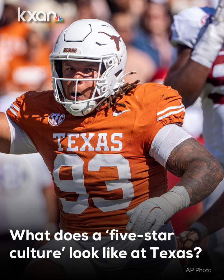 KXAN_News's tweet photo. Character. Connection. Selflessness.

For Texas football, those are all part of building the “five-star culture” the Longhorns believe can translate to winning in 2026.

Full story ⬇️

https://t.co/R88U6XnYKi https://t.co/FM3NPpmuHq