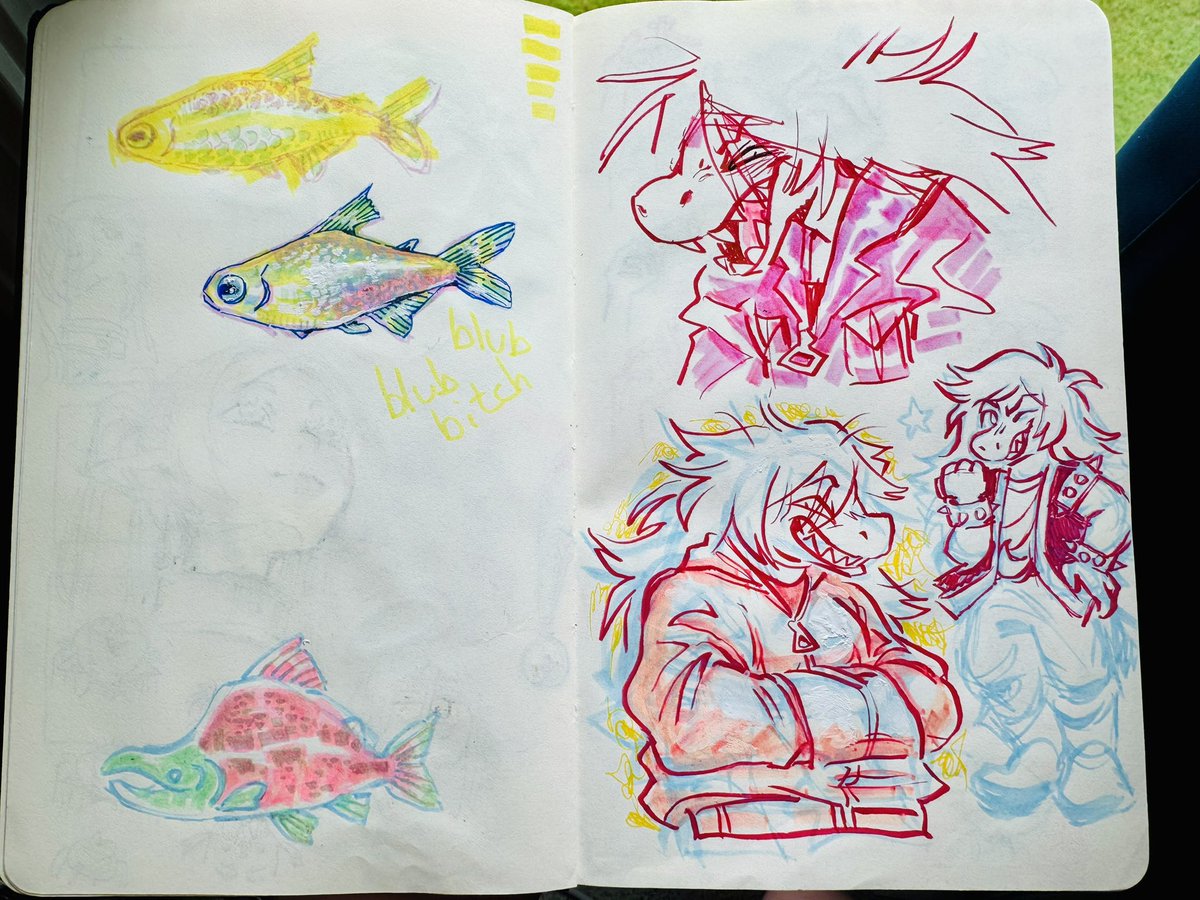freckledOctopus's tweet photo. More cool sketchbook pages https://t.co/4LBdh7Iic3