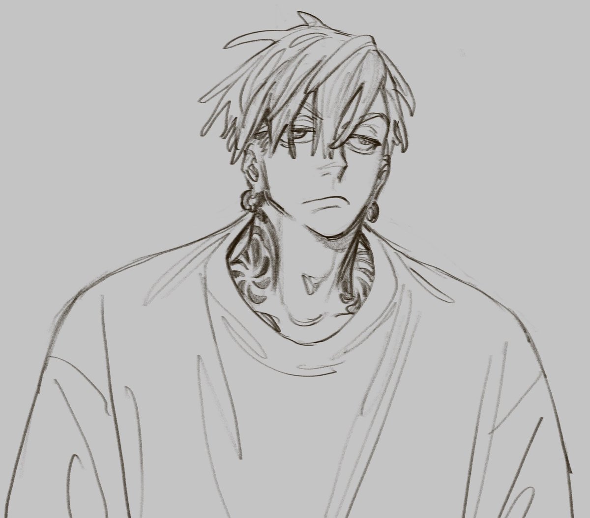 planetenjin's tweet photo. this sketch of enjin….i’m so in love with him man https://t.co/3c5MPAjtsL