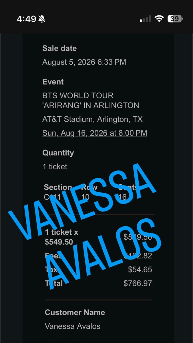 eyesondef's tweet photo. Selling my extra BTS D2 seats for Arlington 08/16, selling them for the price I bought them for $767 each

WILLING TO MEET IN THE DFW AREA ANY DAY BEFORE TUESDAY PayPal G&amp;S accepted (buyer covers fees) or Zelle if transaction is in person @875tickets #BTS #BTSinArlington #ARIRANG https://t.co/CyqVG6e0DO