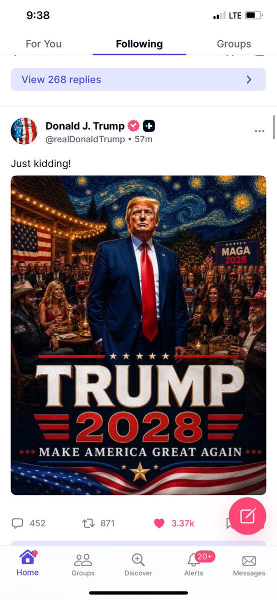 rattletrap1776's tweet photo. No, He’s actually not. 📌♠️🇺🇸 https://t.co/aeEdvGND37