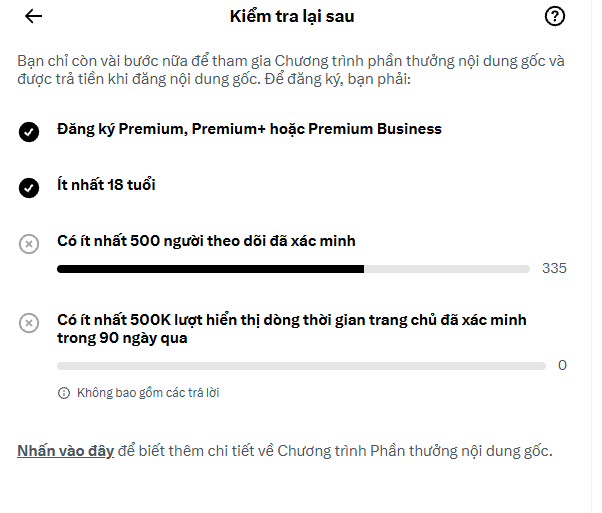 HieuTranBao's tweet photo. Điều kiện mới của X. Chương trình Phần thưởng nội dung gốc đã ra mắt. Những sự thay đổi đáng chú ý là các bạn phải comment ở timeline tự chạy, reply trong mục thông báo sẽ không được tính đâu ạ https://t.co/dMV6gcUGFF