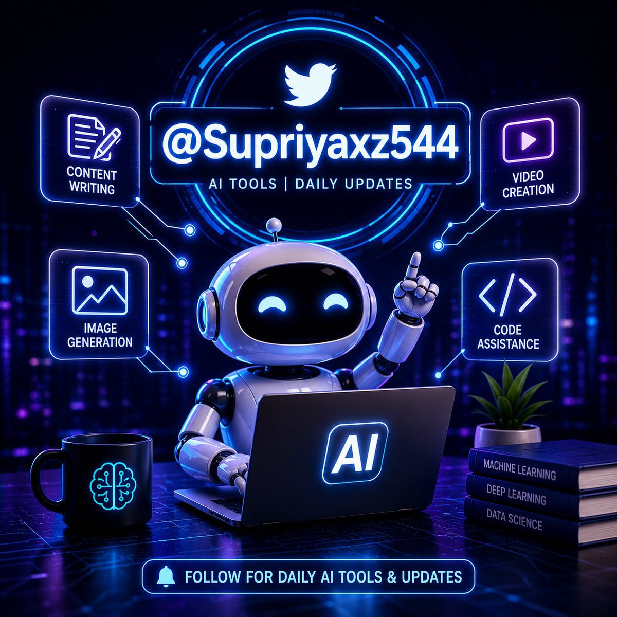 SAKHAWATHO98016's tweet photo. 🤖 AI is changing the way we create, work &amp; innovate. 🚀
Stay updated with the latest AI tools and unlock smarter possibilities! 💡
❤️ Like | 
💬 Comment | 
🔁 Repost | 
👤 Follow
✨ Follow for daily AI tools &amp; updates!
#AI #AITools #Tech #ArtificialIntelligence https://t.co/arjrl9XAgc