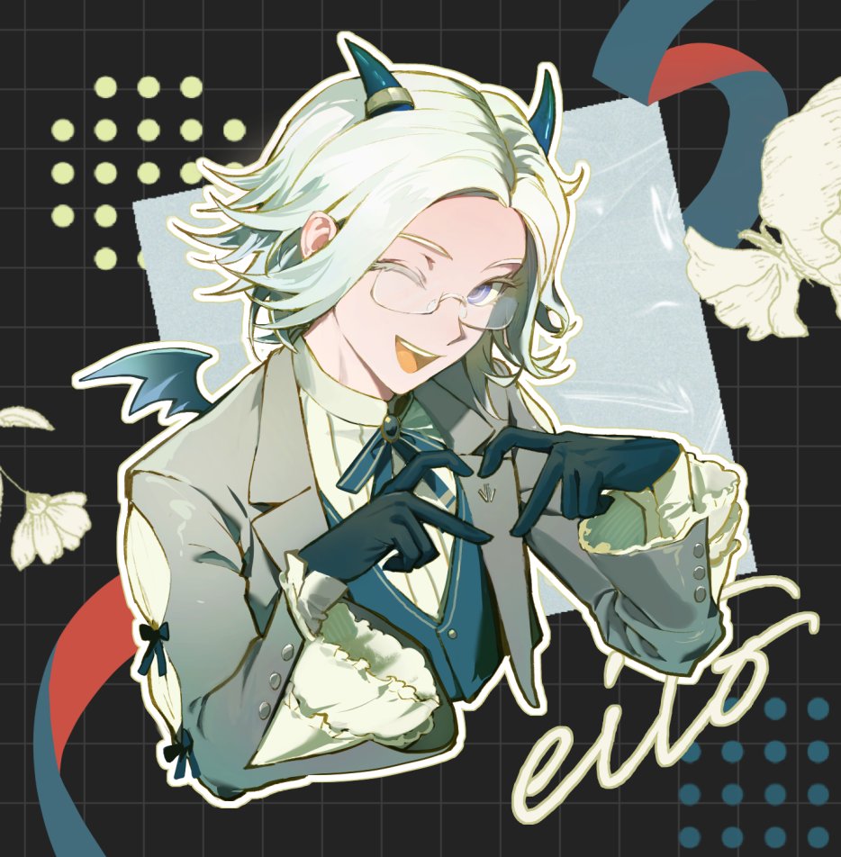 dooliworld's tweet photo. 🎉demon eito sticker bonus for my eitaku collab standees with amai! https://t.co/GVlyvyAsp7