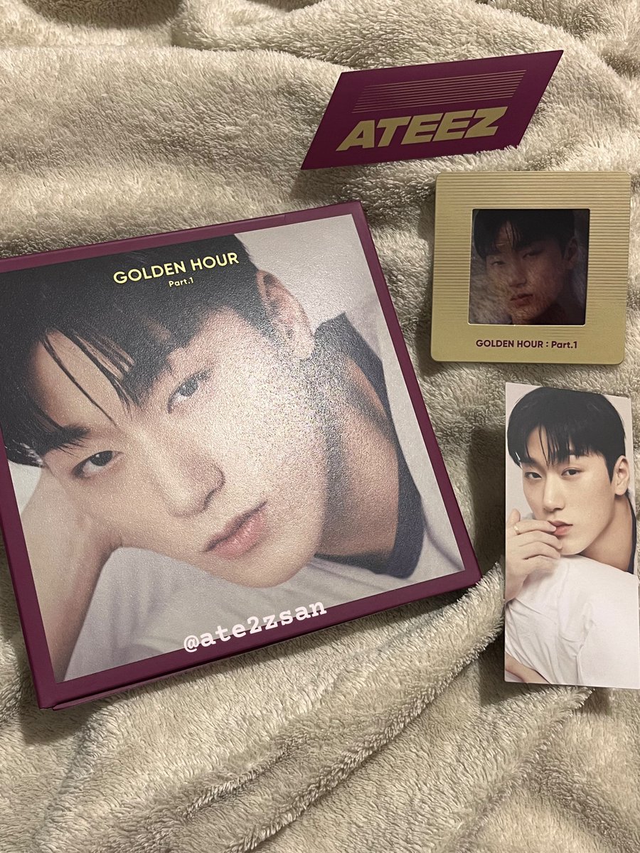 ate2zsan's tweet photo. VENDO/VENDA ATEEZ SAN

digipack golden hour part. 1 san version

— 40 + frete (sf)
— pagamento imediato.
— item sem avarias.
— sem photocard
— envio + fotos e vídeos no pv. 
— possuo feedback’s positivos no fixado. #ate2zsanproofs https://t.co/Rj8xaRejqv