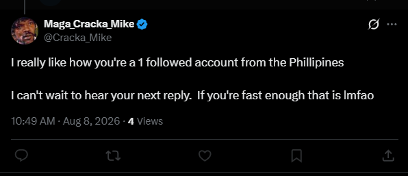AbsoluteImmoral's tweet photo. So I have to be fast enough because he's going to hit that block button so quickly. Can't stand being pointed and laughed at by someone from the Philippines?
His fat diarrhea prone idol will keep suffering and he won't be able to do anything but seethe at everyone https://t.co/yoqZLQ3Pcc