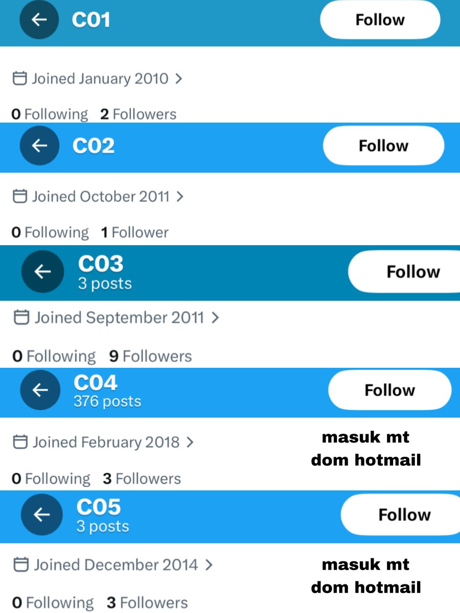 qifreym's tweet photo. WTS INACT

𔘓   verif email ( dom yahoo, hotmail )
⊹   mt ,  ht dimainin  dulu
𔘓   dapat data lengkap

  C01 - C03 : 15.000
  C04 - C05 : 18.000
  
#zonauang https://t.co/zvEl5Eb9z1