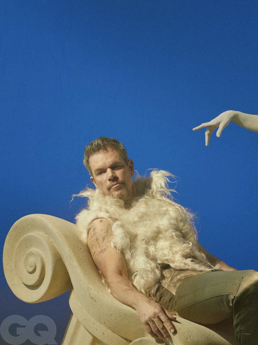 melody_91_'s tweet photo. this matt damon GQ photoshoot is so serious to me https://t.co/G273DBeUe2