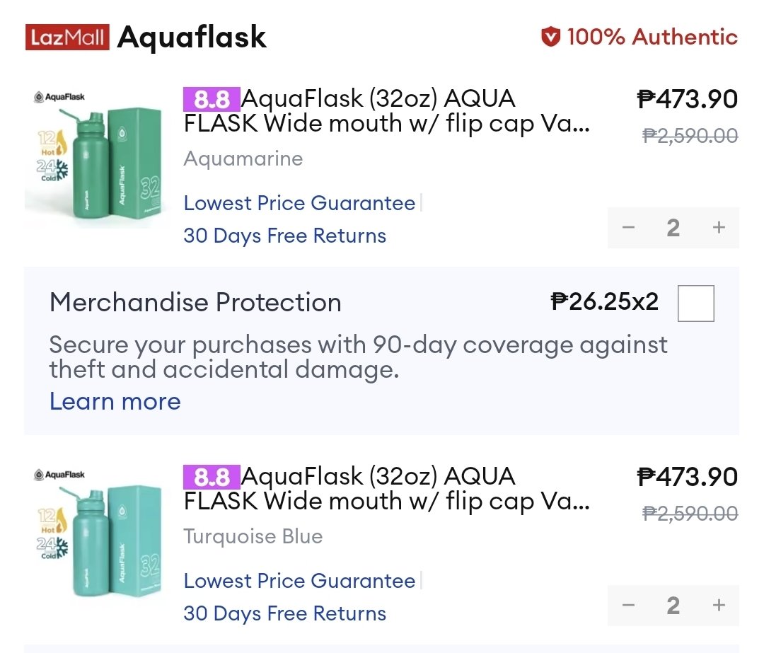 awesamrecosph's tweet photo. AquaFlask 32oz Wide-Mouth Bottle with Flip Cap
https://t.co/wpSzp6vTNm
✓ 32oz capacity
✓ Keeps drinks hot for 12 hours or cold for 24 hours
✓ Wide-mouth design with a convenient flip cap
#AquaFlaskPH #InsulatedBottle #WaterBottlePH #LazadaFinds #DailyDealsPH https://t.co/3LCGE1cYu4