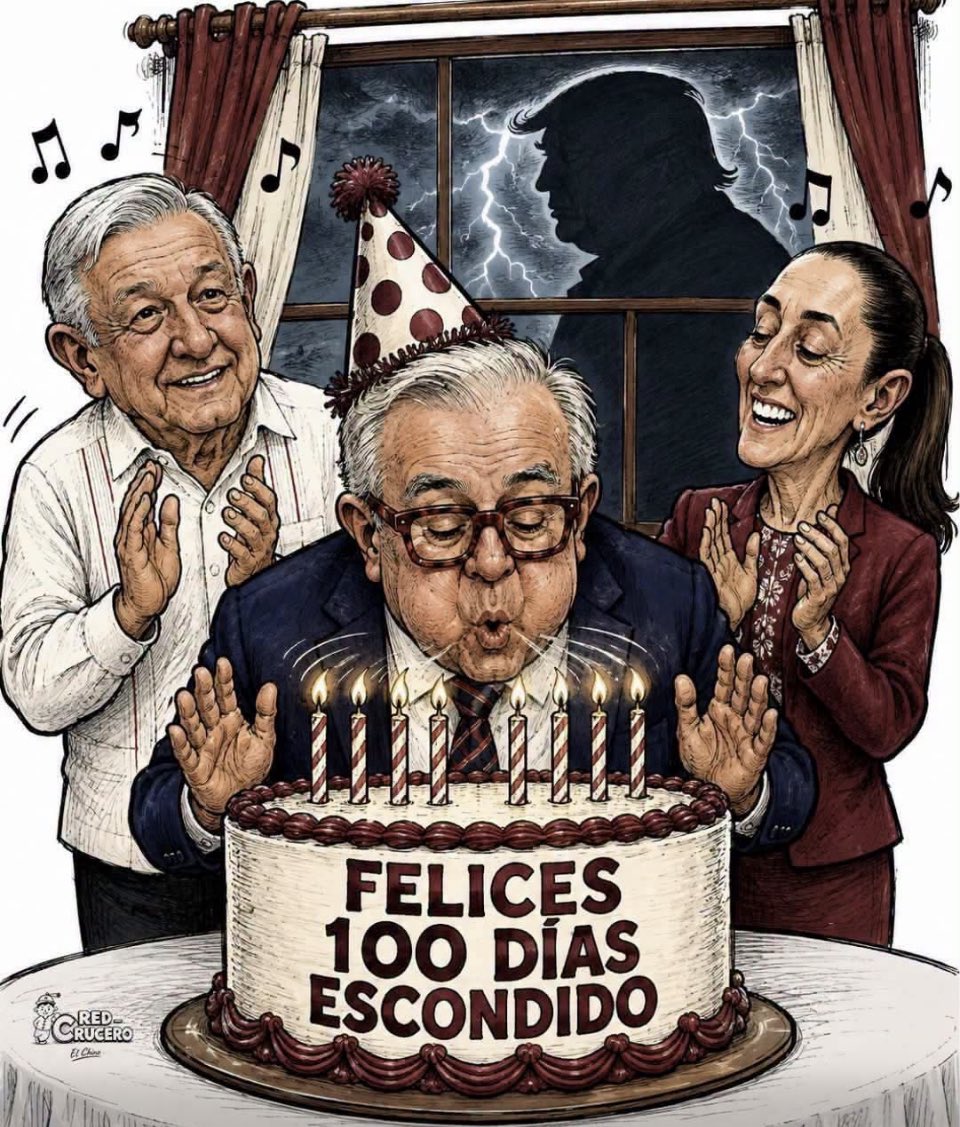 Calle820's tweet photo. Felices 100 días escondido. 
#NarcoPolitico https://t.co/5QnHyKtF90