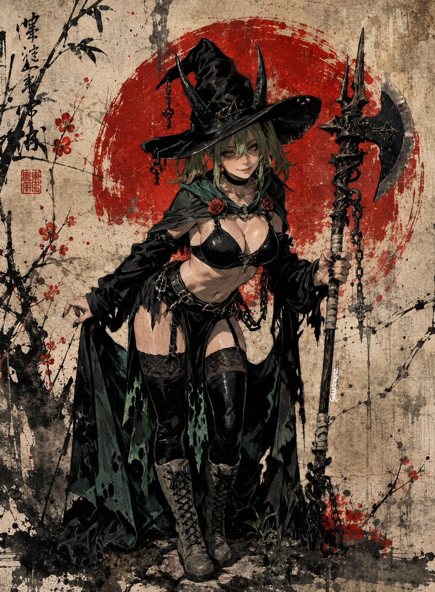 The darker the spell, the brighter the smile. 🖤 （魔法が暗いほど
