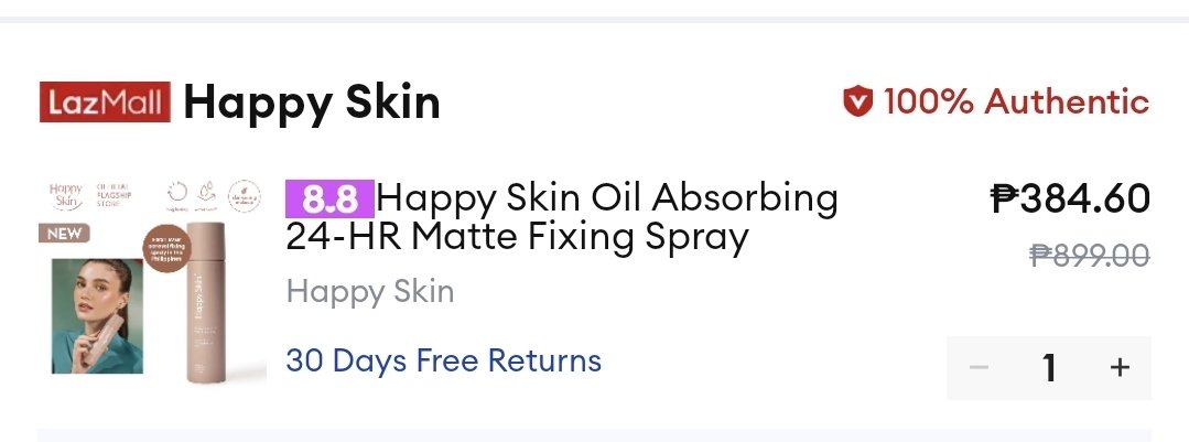 awesamrecosph's tweet photo. Happy Skin Oil-Absorbing 24-Hour Matte Fixing Spray
https://t.co/4ap64uwlxA
✓ Oil-absorbing formula
✓ Helps keep makeup matte for up to 24 hours
✓ Fixing spray designed to help lock in your makeup
#HappySkinPH #FixingSpray #MakeupSettingSpray #LazadaFinds #DailyDealsPH https://t.co/0oMr50pTSH