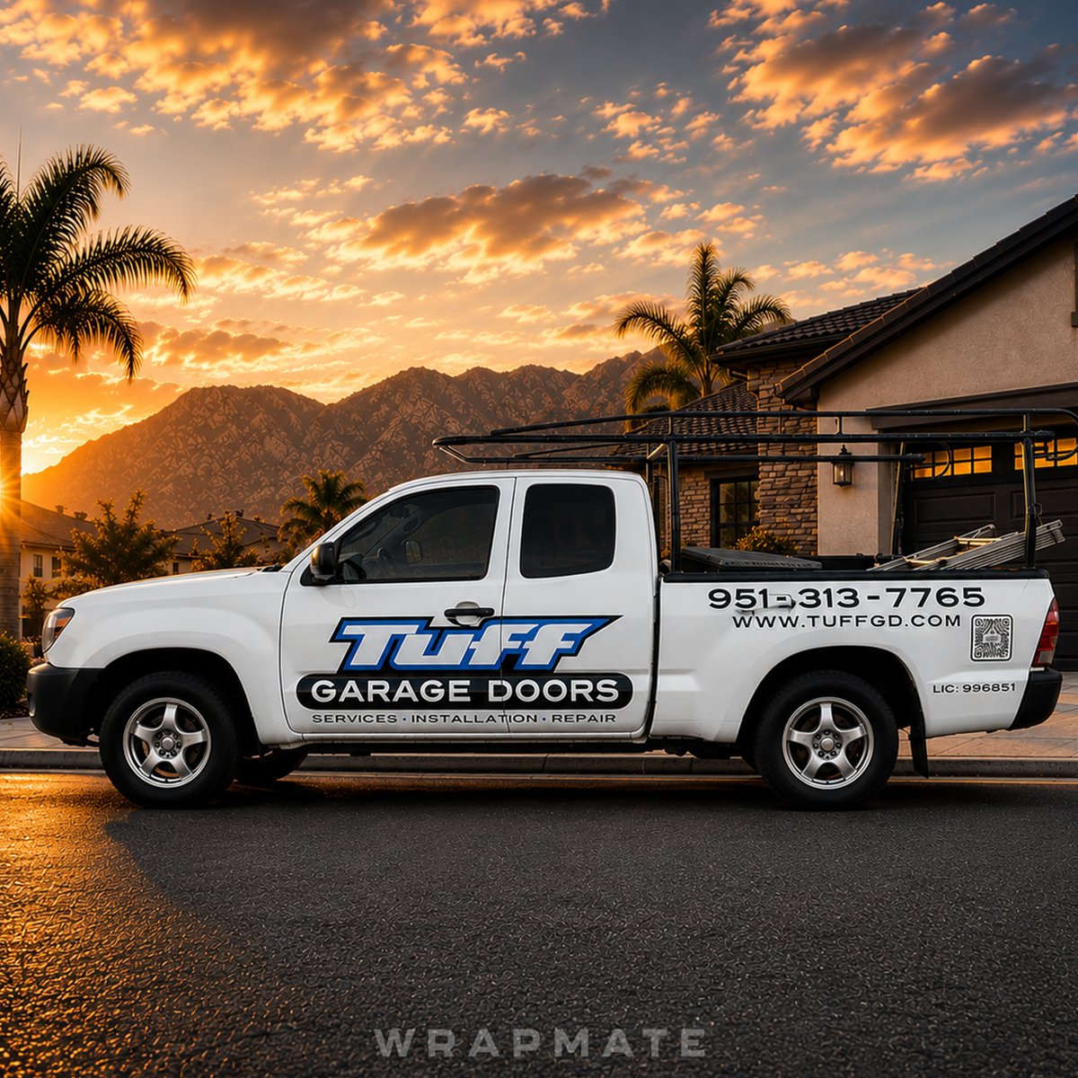 wrapmate's tweet photo. When the going gets tough, get Tuff. πͺ
Tuff Garage Doors has served the Inland Empire since 2014, backed by decades of family know-how. Now their vehicles look as solid as the work they deliver.
Shoutout to Wrapmate Pro Allied Print Co for the slick install.
#Wrapmate https://t.co/s4Z0rC2MAi