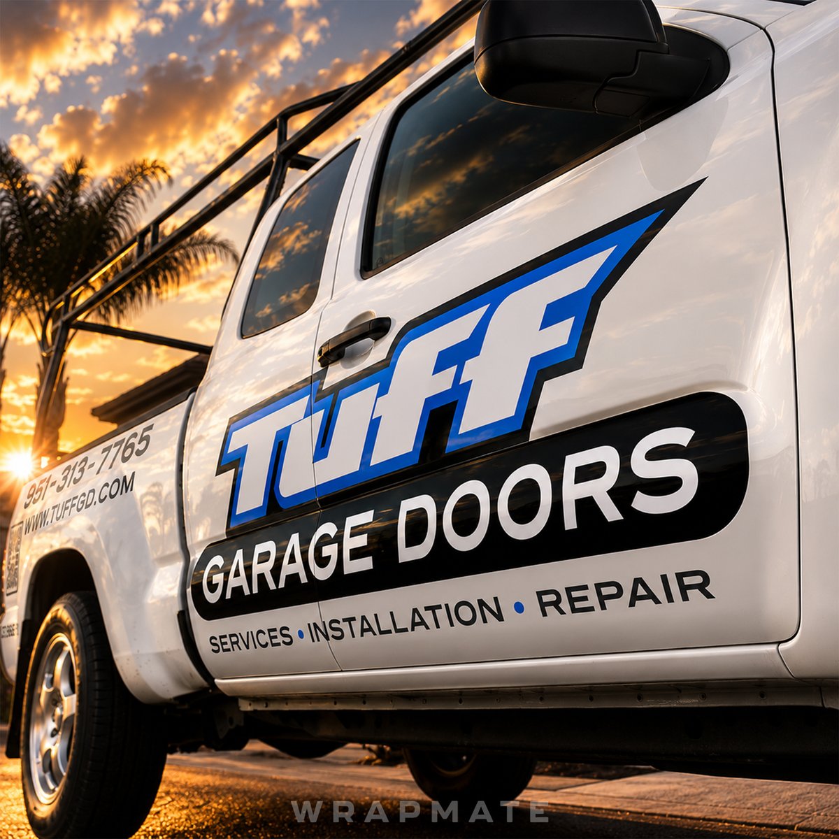 wrapmate's tweet photo. When the going gets tough, get Tuff. πͺ
Tuff Garage Doors has served the Inland Empire since 2014, backed by decades of family know-how. Now their vehicles look as solid as the work they deliver.
Shoutout to Wrapmate Pro Allied Print Co for the slick install.
#Wrapmate https://t.co/s4Z0rC2MAi