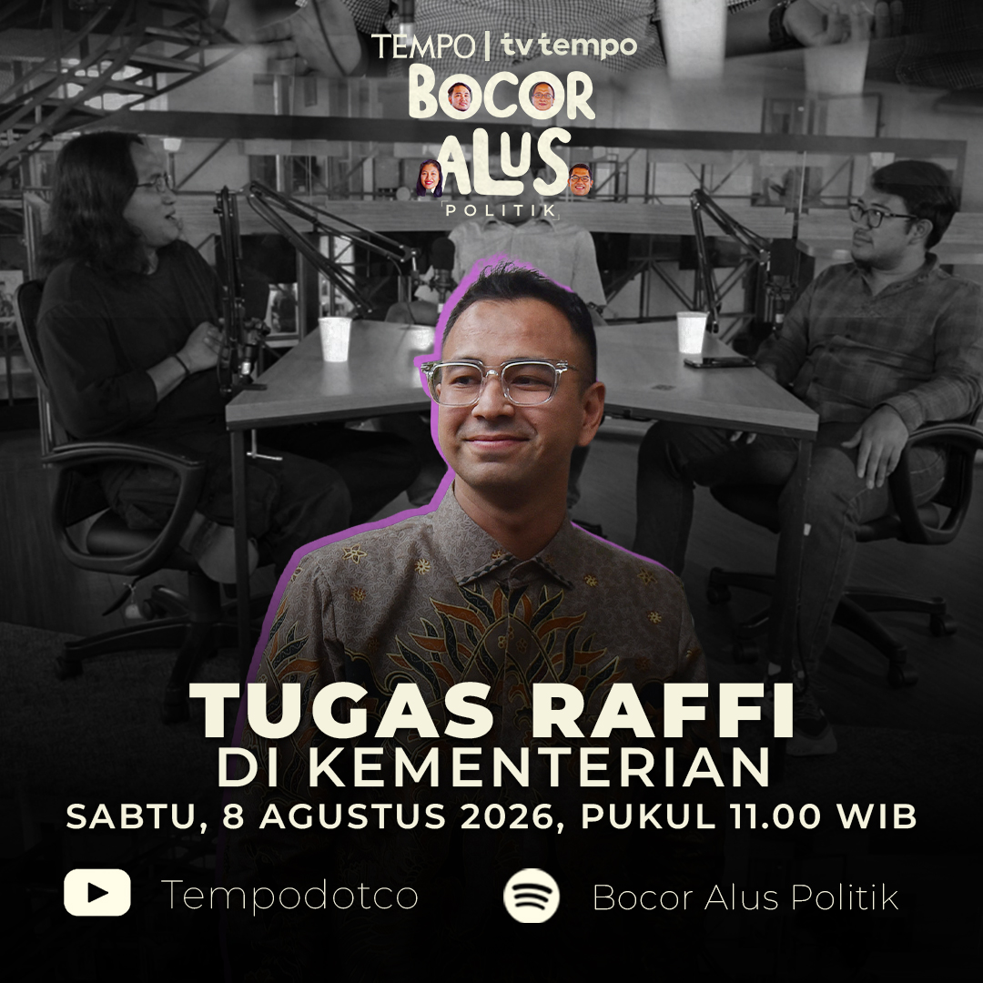 tempodotco's tweet photo. Tugas Raffi di Kementerian

Raffi Ahmad berkeliling ke kementerian-kementerian setelah diangkat menjadi utusan khusus presiden. Mengaku tak mendapat honor, ia bertugas mempromosikan program kementerian.

Simak selengkapnya Program Bocor Alus Politik di Channel Youtube Tempodotco dan Spotify

#BocorAlusPolitik #PodcastBAP #PodcastTempo