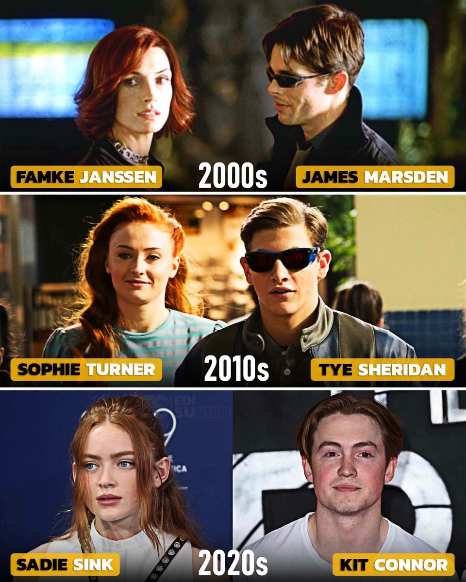 viral_central1's tweet photo. The evolution of Jean grey and Scott summer's, from one generation to the Next
Who's your favourite Jean grey? https://t.co/fqOURbhHFc