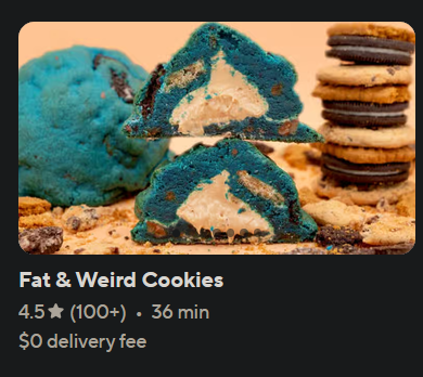 male_wife_'s tweet photo. if you get hungry late enough you start seeing shit on door dash no one has seen before https://t.co/ZujbCpdS7h