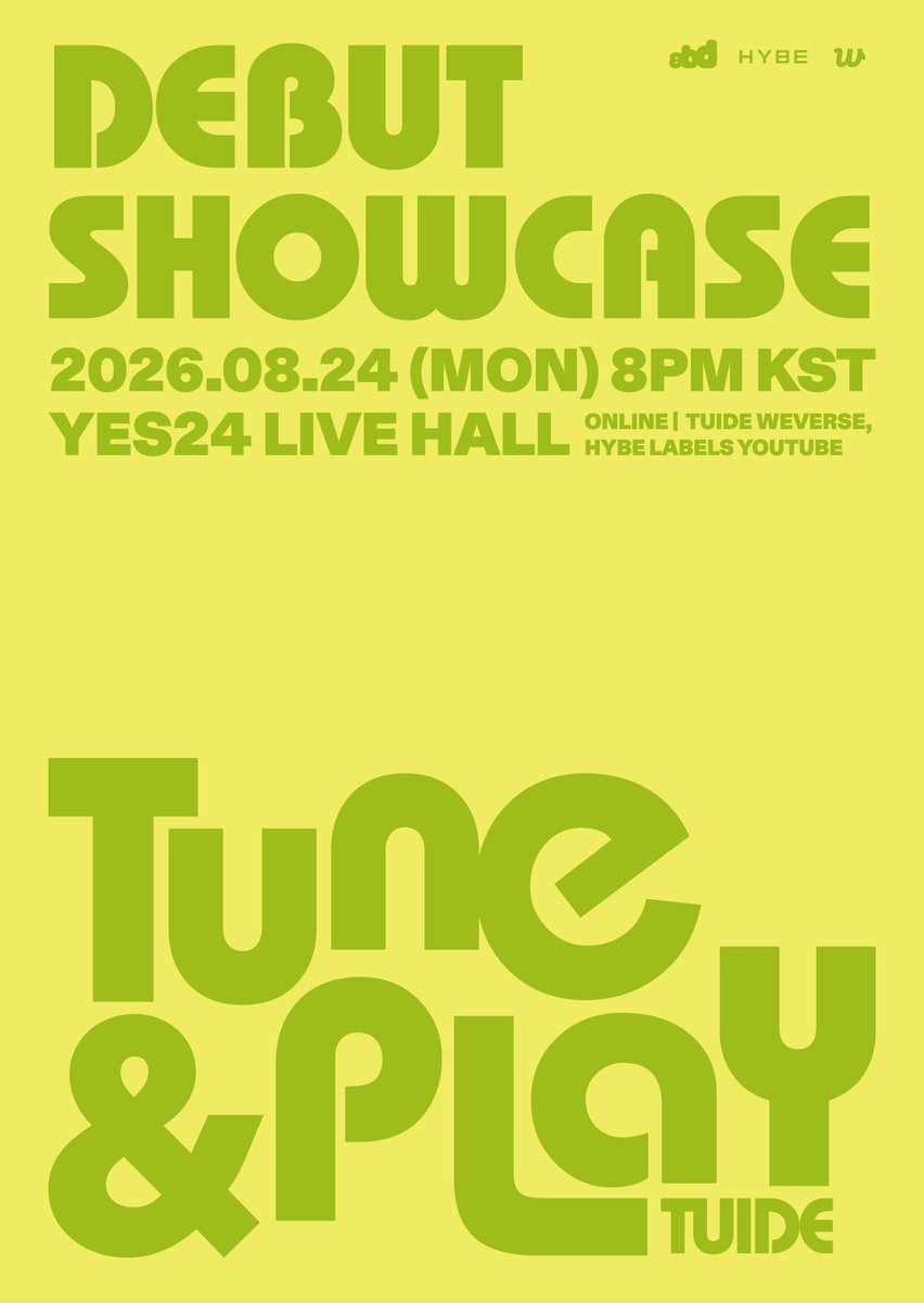 NewsTuide's tweet photo. ༄.° 
On the 24th of August at 8pm (KST), TUIDE will be hosting their debut showcase at the YES34 LIVE HALL

For those who can’t attend, there will be live broadcast on both Youtube and Weverse 

#TUIDE #튜이드
#TUNEnPLAY https://t.co/i81XMX5J9Q