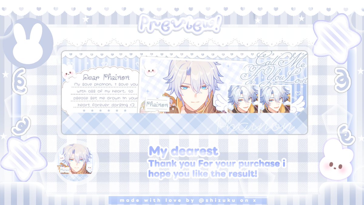 shizukhu's tweet photo. OSPEK TIME!! any interaction would be appreciate 🎀

Hari ini aku mau ospek anak baru aku >___<. Jika ada kesamaan dengan BA lain bisa tegur cha lewat dm. Terimakasih  (all layout up for sale
 kecuali yang shizuku )  
#bealanja 🐰 https://t.co/TtrZzeBV60