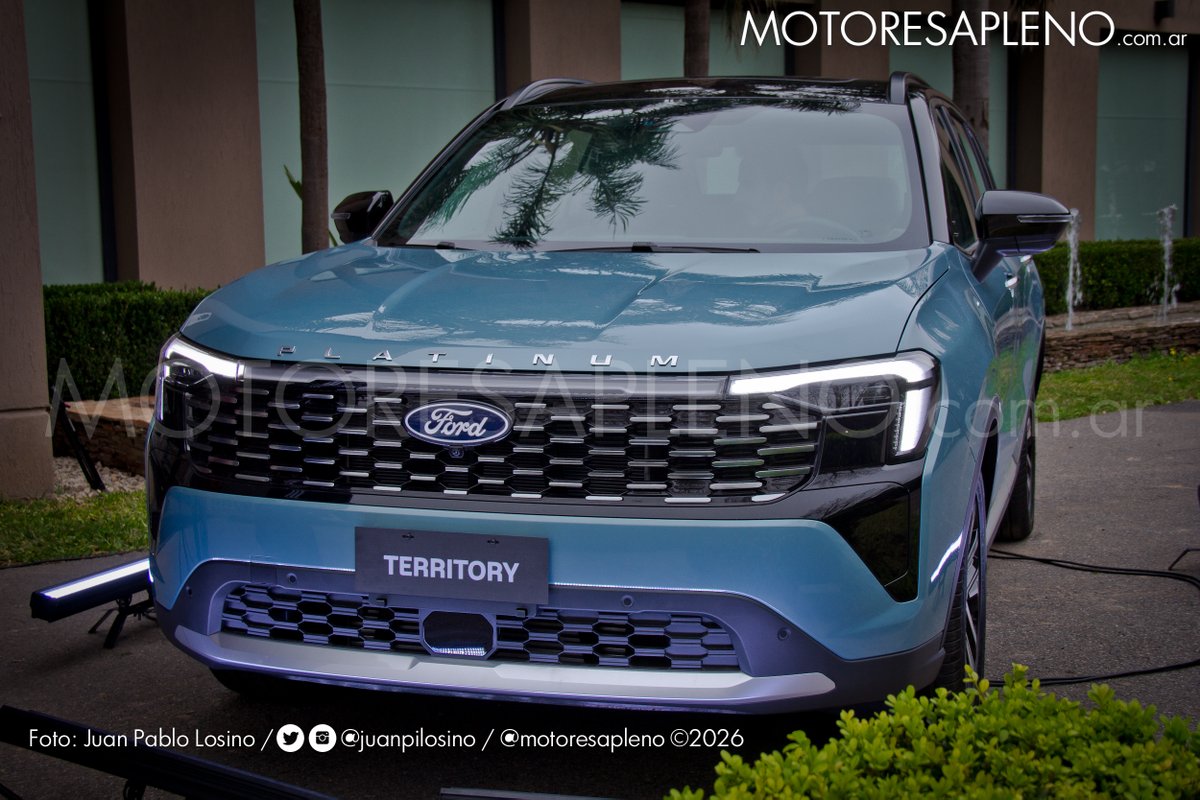 motoresapleno's tweet photo. Nueva #Ford #TerritoryPlatinum: La versión tope de gama del #SUV más vendido de la #Argentina. #motoresapleno #industria
https://t.co/RxrxXdOvxi https://t.co/mGageHdsT8