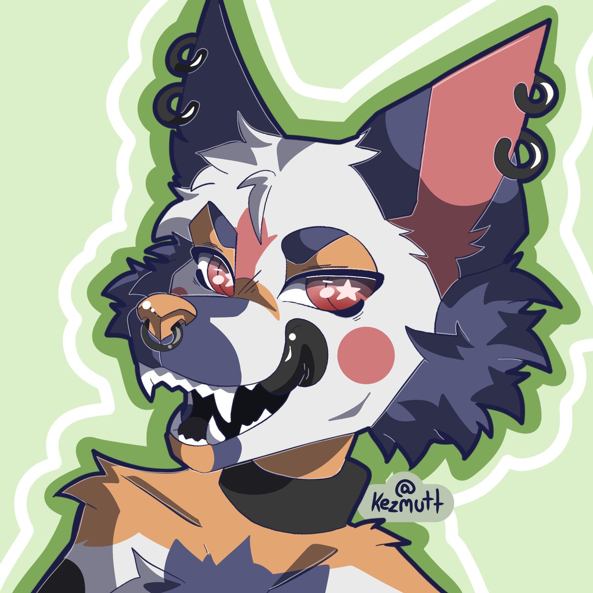 Kezmutt's tweet photo. New pfp !!! #art #furry #furryart https://t.co/QbjMzf3ch3