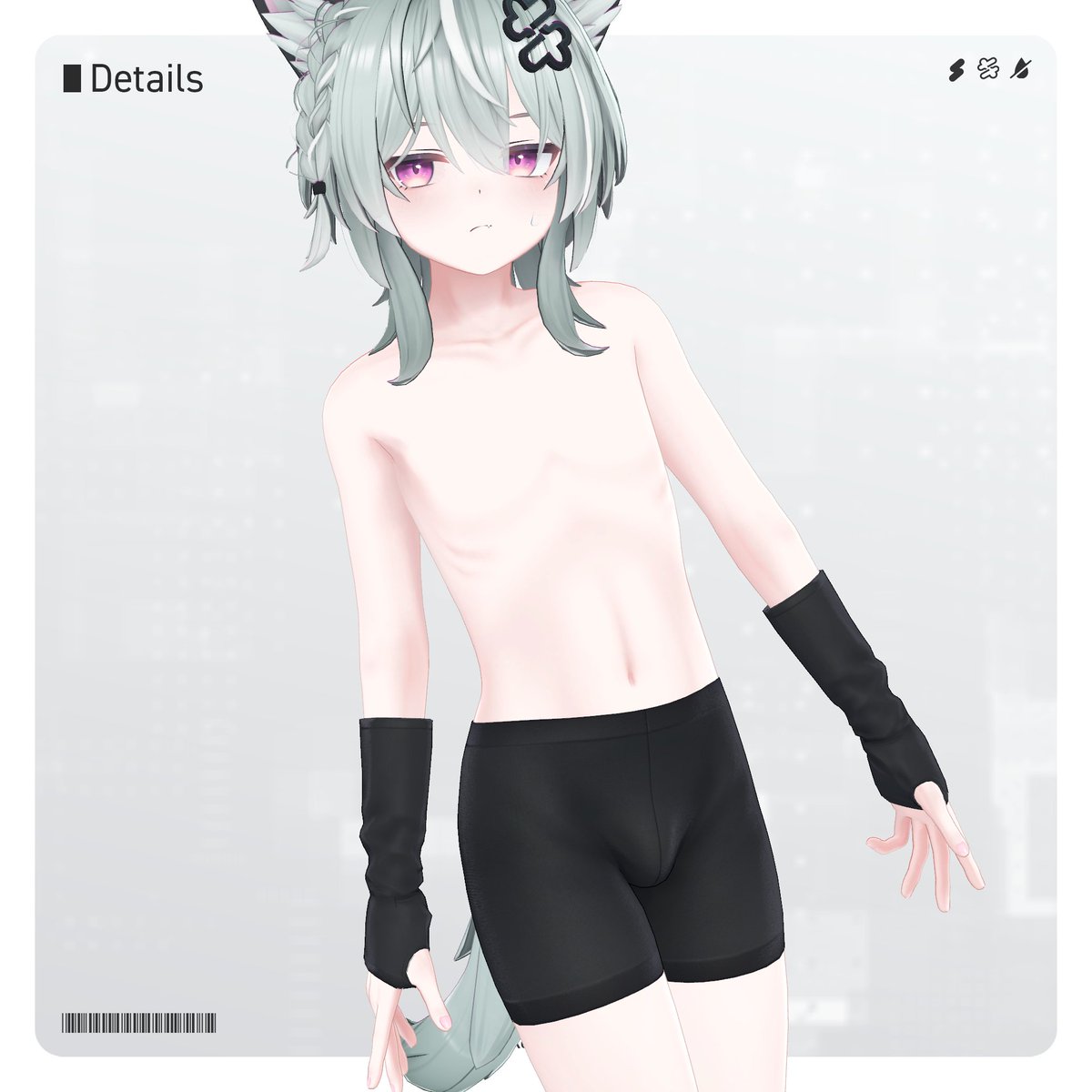 Xelevia1083's tweet photo. 【🎉販売開始のお知らせ🎉】
オリジナル3Dモデル『キリサメ』の販売を開始しました！
ゲームガジェット好きなラグドール🐈の男の子です。よろしくおねがいします🙌

販売開始を記念して8/22 23:59までセール価格となります！
¥6000→¥4000

🔗BOOTHリンク
https://t.co/n74p5quXEZ
#VRChat #Kirisame3D #booth_pm