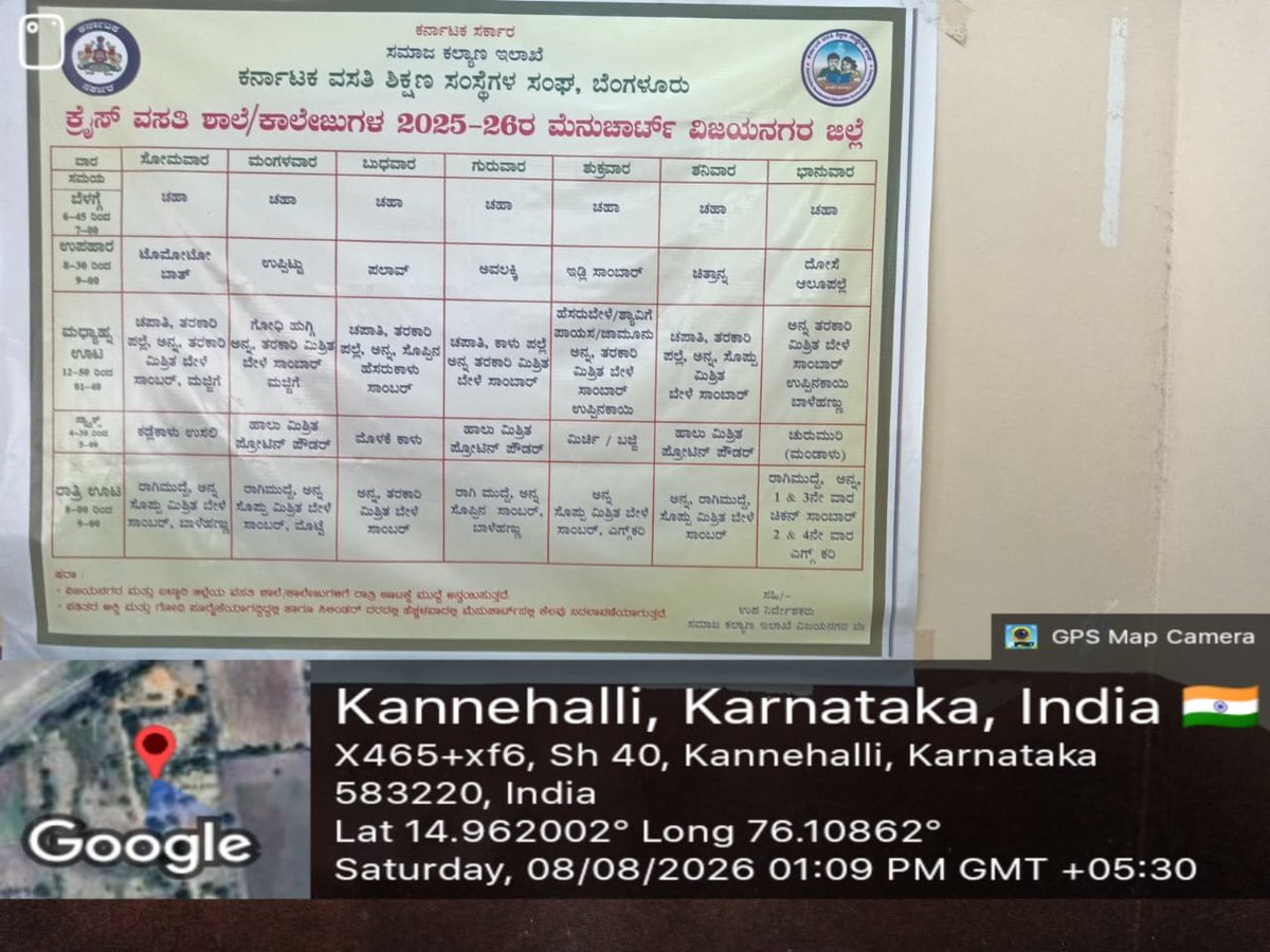 MdrsItagi's tweet photo. Lunch 
#SocialAudit_SWDMeals 
#Socialwelfare_karnataka https://t.co/BpmeRuBmR3