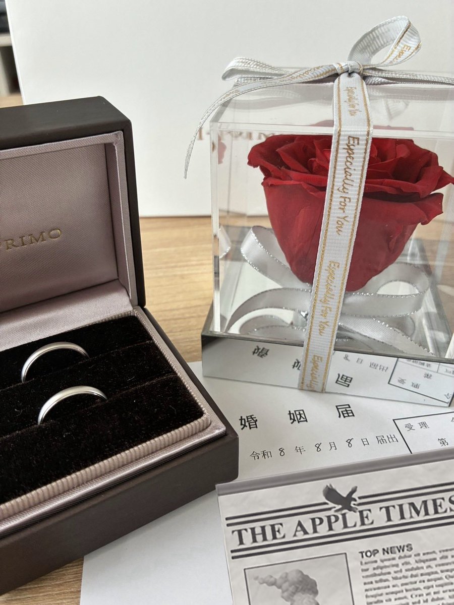 bun_ftd's tweet photo. bun_ftd、結婚😊 https://t.co/QFiL6Plhw1