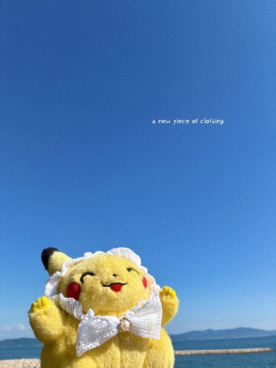No025pikapi's tweet photo. 初期ピカチュウちゃんに新しいお洋服作りました౨ৎ🪡🤍フリフリだよꕀ！

#ポケモン手芸部 🧵 https://t.co/NK3sCR85WK