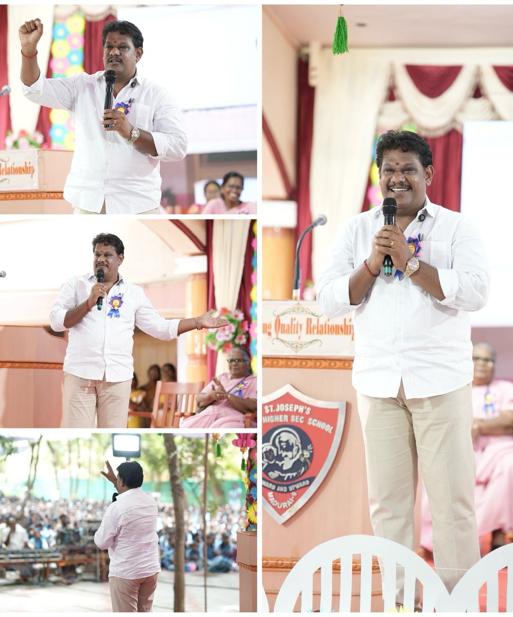 GopisonMLA's tweet photo. இன்று மதுரை தெற்கு சட்டமன்ற தொகுதிக்கு உட்பட்ட சென்ட் ஜோசப் பெண்கள் மேல்நிலைப்பள்ளியின் ஆண்டு விழாவில் சிறப்பு விருந்தினராகக் கலந்துகொண்டதில் பெருமகிழ்ச்சி அடைகிறேன்.

எதிர்காலத் தூண்களான நமது இளம் மாணவிகளிடையே ஆளுமைத் திறன் &amp; சுய ஒழுக்கம் தடை உடைக்கும் தைரியம்,

(1/3) https://t.co/zVKq1iVNC5