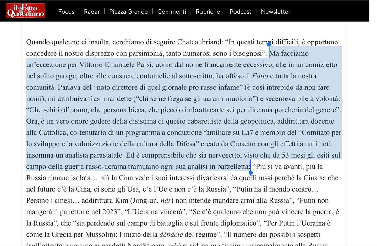 Moonlightshad1's tweet photo. Marco Travaglio sul Fatto Quotidiano https://t.co/FXdPBh5Q3Z