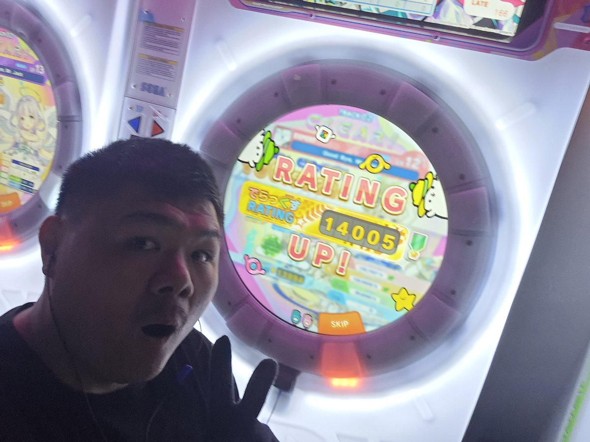 CoryShigeto's tweet photo. Hit the Gold rank in Maimai aa of 8/6/26! 

It's crazy to think how 6 months ago when I first started I could barely pass the lowest difficulty. Now it's time to lock in on learning master difficulty techniques. I'm coming for you Platinum and Rainbow ranks, you're NEXT! https://t.co/ryYHLwImLI