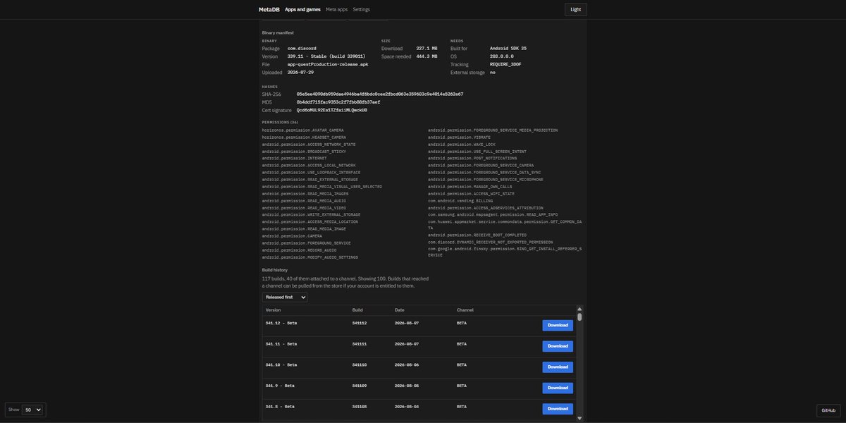 ToastConcern's tweet photo. I created a website as an alternative to the meta quest store. 

https://t.co/3aTDSxyrjK

Simpler, No Telemetry, Minimal, More Feature. https://t.co/okShzGSsxB
