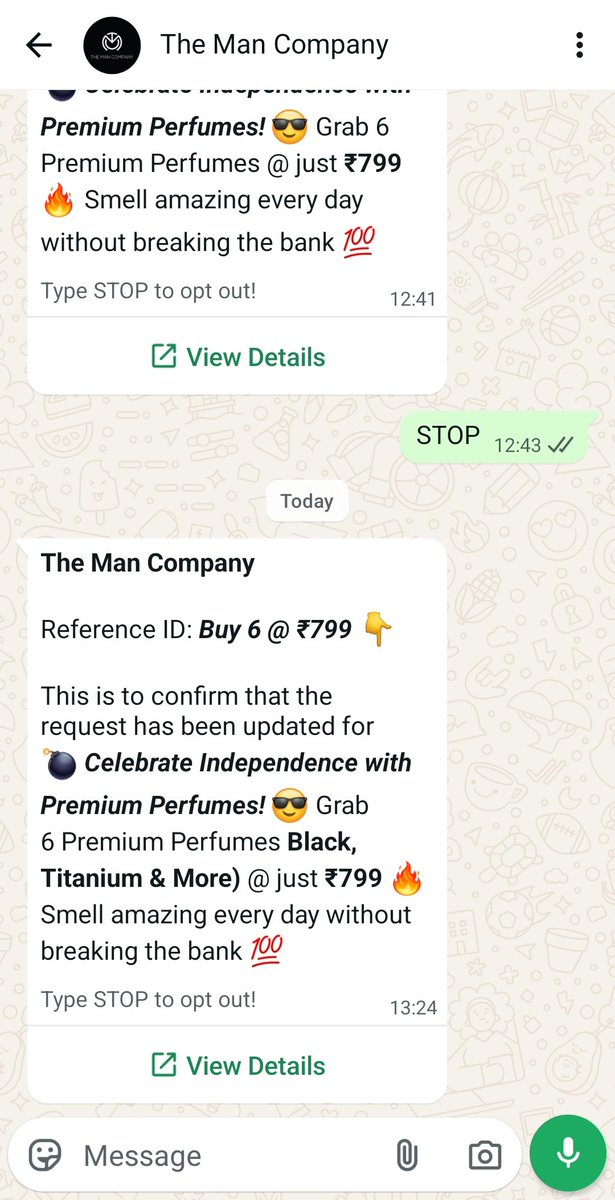 Sahilgupta0611's tweet photo. @themancompany What's the point of complaining and DM when you are not able to solve it. https://t.co/hK3cbjISKw