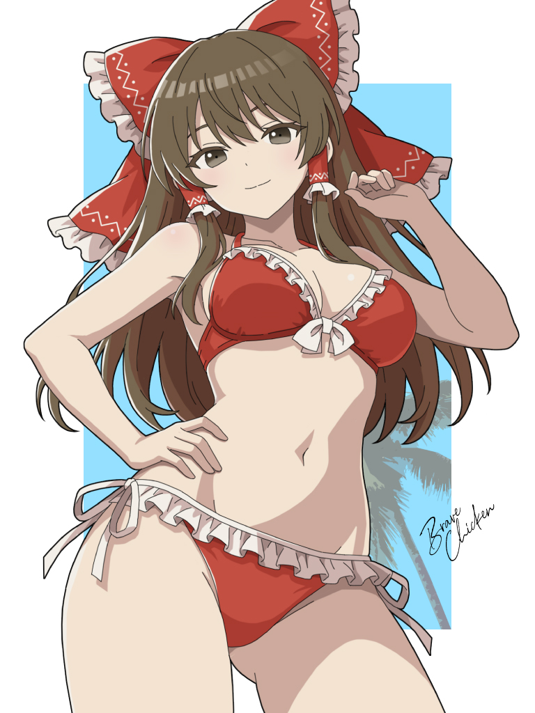brave_chicken__'s tweet photo. 東方Projectから博麗霊夢
本日8/9は博麗の日だそうですよ https://t.co/qckSq4MLzM