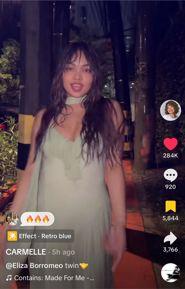 MaricarDamian16's tweet photo. Deserved!!!! @carmelle_lite  dear, 1.2M views, 284k likes, in 5 hours!!! 

You know what I’m sayin’????!! 
Sobrang Ganda mo Lite!! 

#CarmelleCollado https://t.co/ILhp5lxJqM