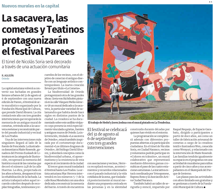 Basiliscus1926's tweet photo. Con el mural de la sacavera habrían coronado la jugada si añaden otro del centenario del Real Oviedo.
 Menuda pena la poca repercusión que se le está dando a los 100 años... 😔 https://t.co/z3qtlq5J5u