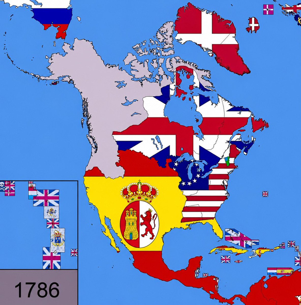 Civixplorer's tweet photo. Who controlled North America in 1786? https://t.co/AaqBjEmURH