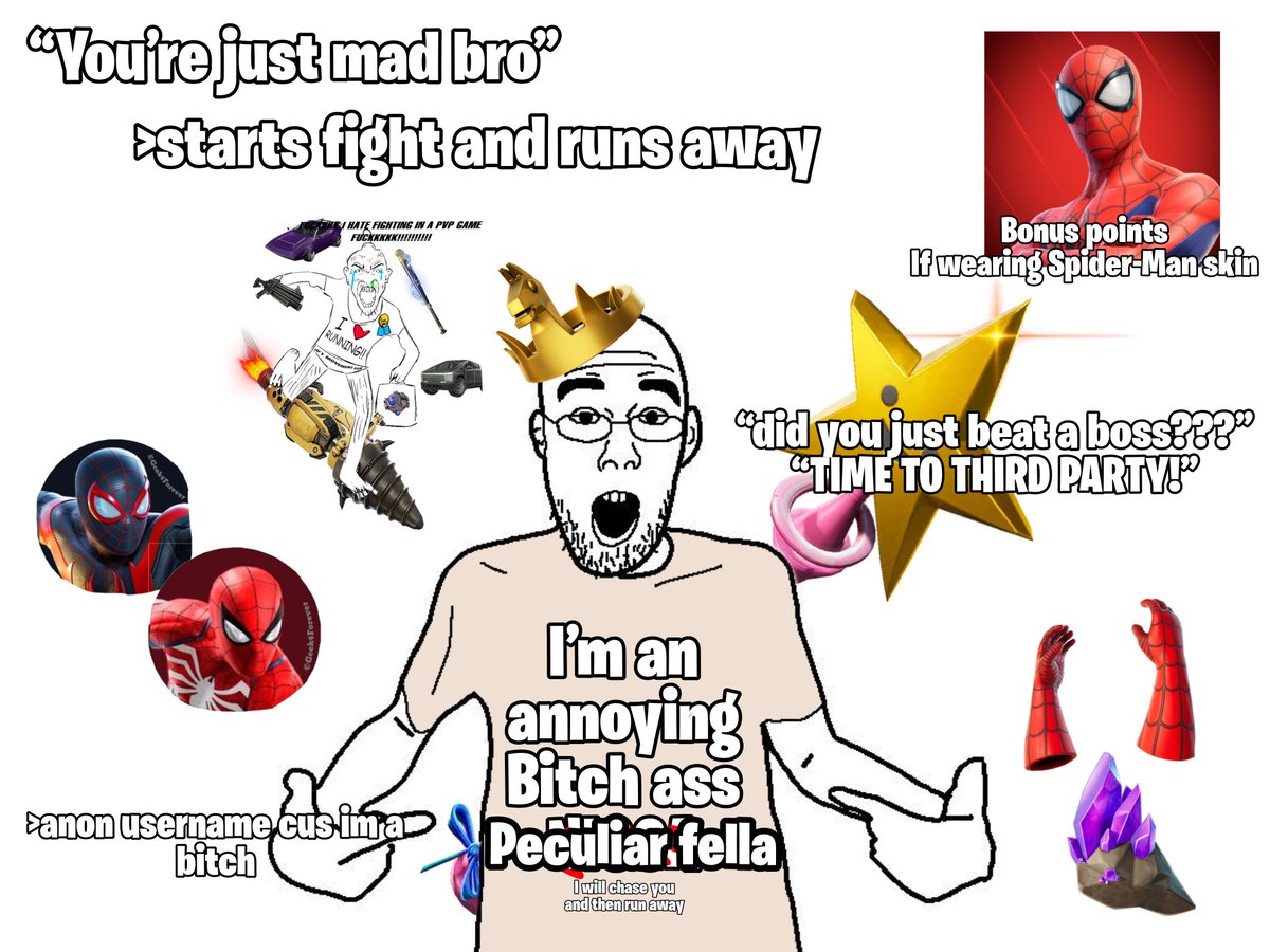 Kromukin's tweet photo. Fortnite meme fueled with absolute hate and malice

#Fortnite #Fortniterunners https://t.co/2OI6h2Paff