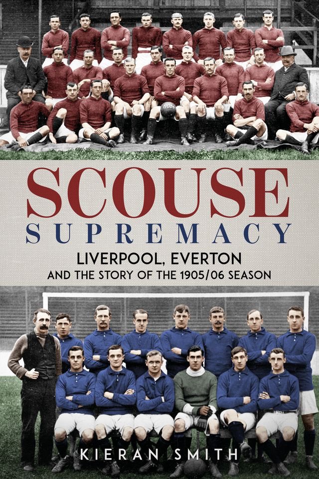 EvertonHeritage's tweet photo. In more @EvertonHeritage member book news, our very own Kieran Smith (@lfchistorical ) has his new tome, Scouse Supremacy, published on 21 September.  It’s the story of the 1905/06 season, with Liverpool won the league &amp; Everton won the FA Cup. Congratulations, Kieran! https://t.co/mqvKfrLR2R