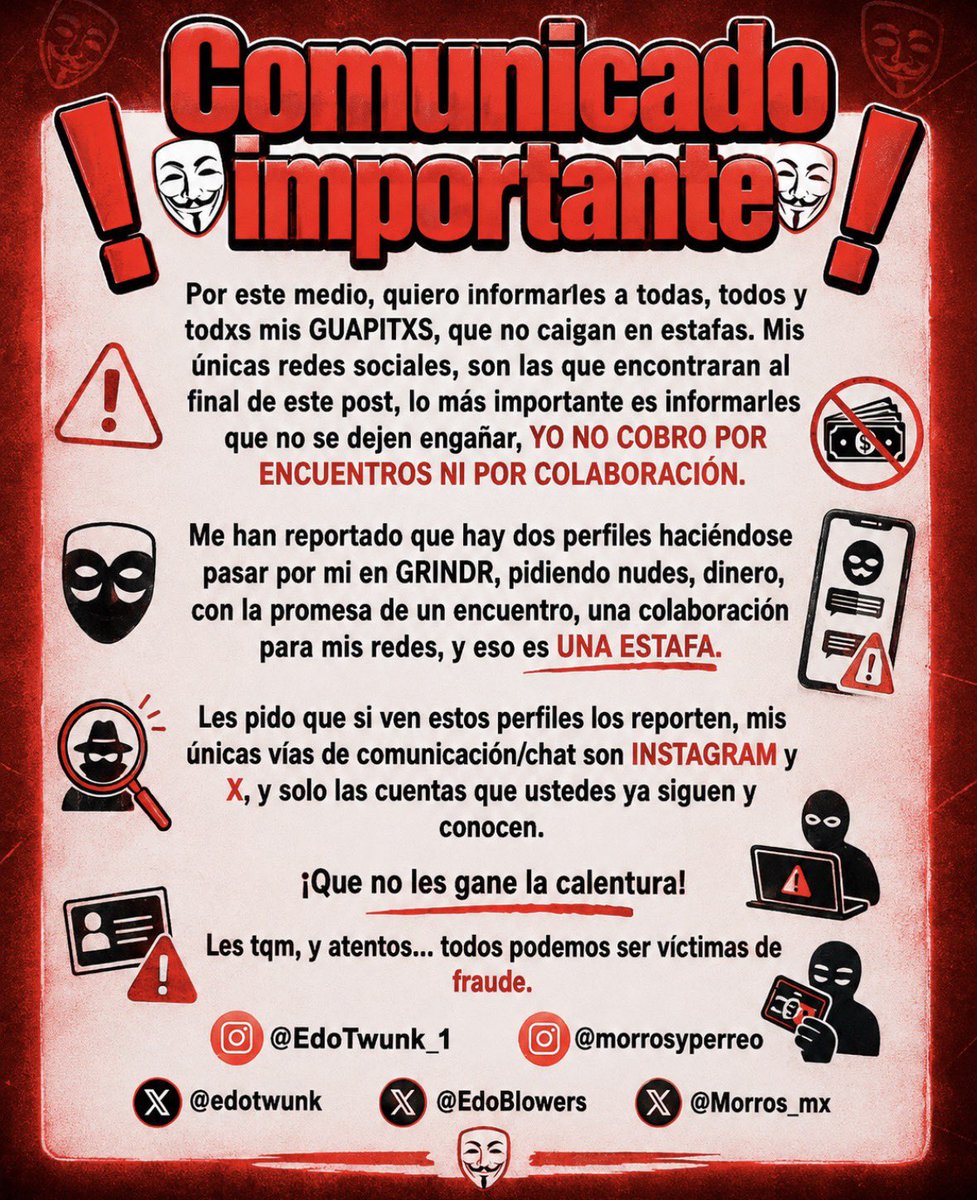 edotwunk's tweet photo. No se dejen engañar por cuentas fake de Grindr 
Solo hago hablo de colaboraciones por Instagram https://t.co/gaFaLpvgbJ