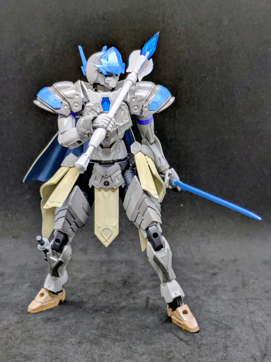 RyanMasa1's tweet photo. 【ミケル・コトナー】
ジョブ：テンプルナイト（ClassⅡ）
エレメント：水
所属：リーベル

商会の推薦でガルガン島探索に参加した若き聖堂騎士
日々の礼拝と鍛錬を欠かさない実直さと、魔術への強い探求心を持つ
ウィザード職の魔法も独学である程度習得している
#30MF財宝争奪戦
#魔術で参戦 https://t.co/R0zOeL75ur