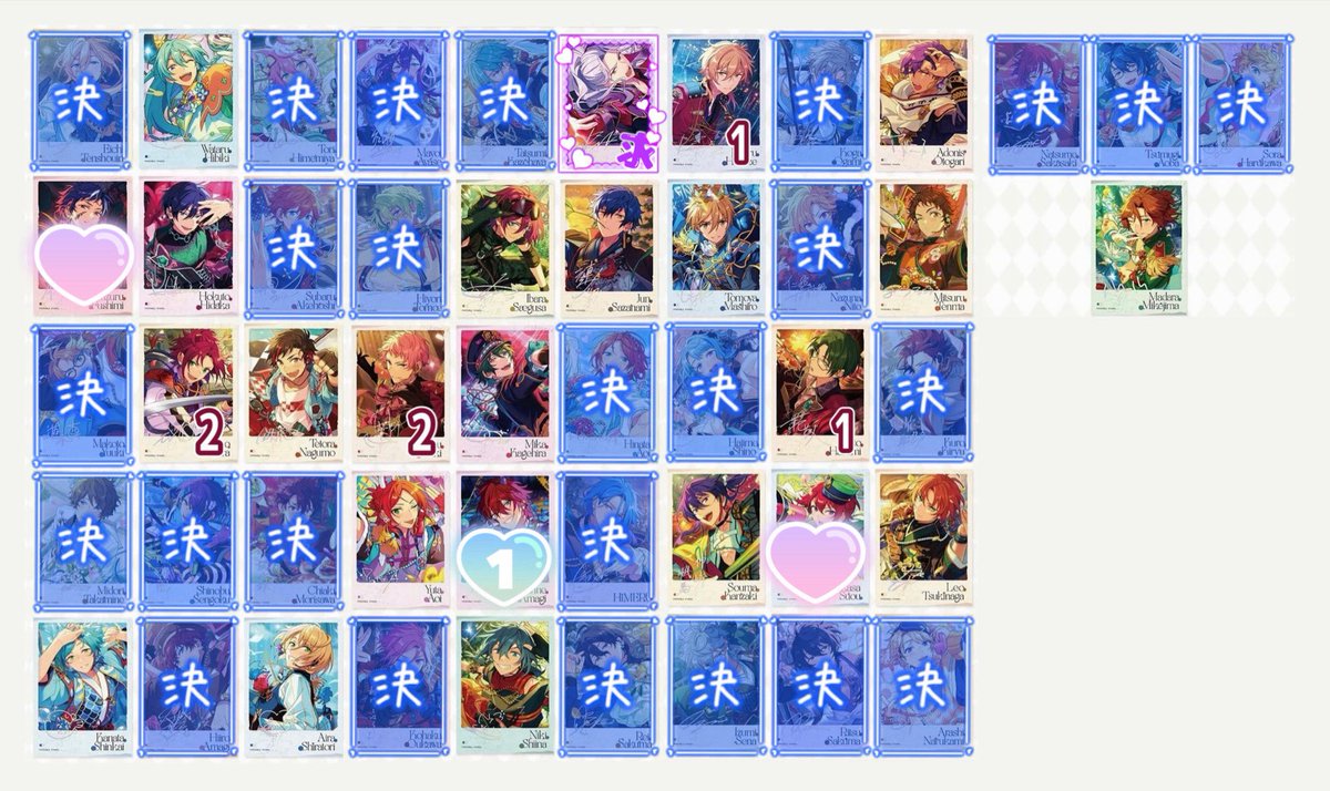 chiroavo's tweet photo. 交換 譲渡 あんスタ  星幻時序 星幻時序カード ポラロイド 中国
3box予約予定。

譲:画像のもの
求:凪砂orかかった金額+送料

🩷️は3枠お声かけ中、🩵はお返事により増加あり。
お気軽にお声かけください🙇‍♀️ https://t.co/TQBRlzd9x1