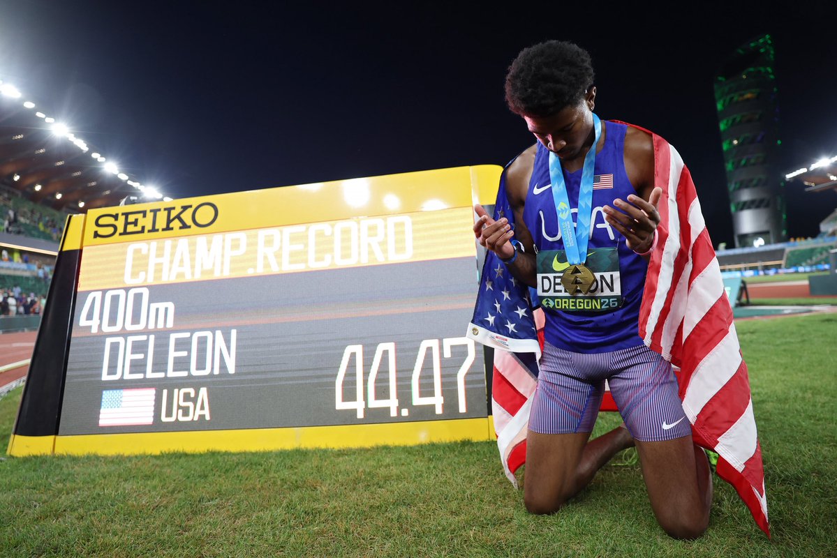WorldAthletics's tweet photo. Day 3 fireworks in Oregon 🔥

Thrilling battles for gold, standout performances and world leaders turning into world champions 🥇

Read the full report 🔗 https://t.co/KFFPWKEX9T

#WorldAthleticsU20 https://t.co/vWuVhDzGVI