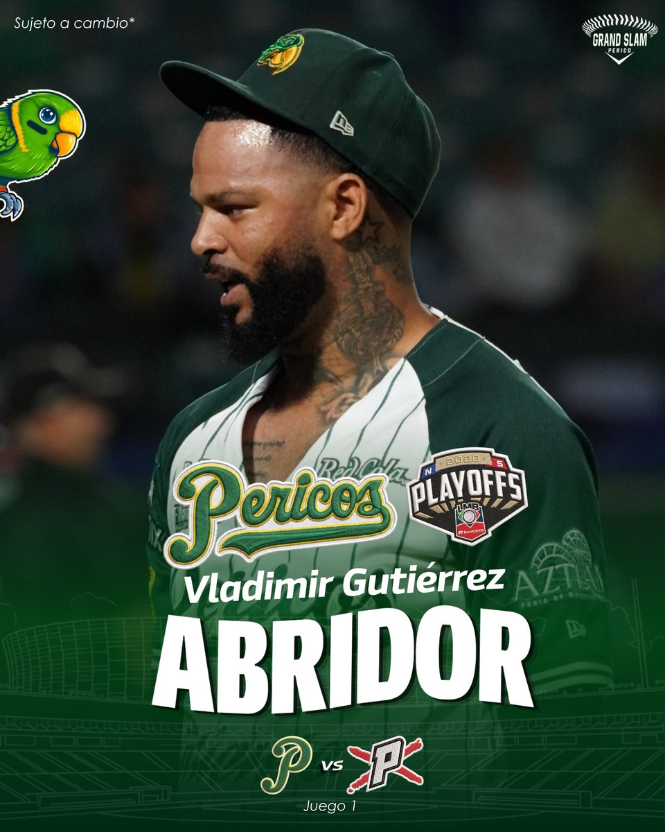grandslamperico's tweet photo. 🗣️¡HOY es VLADI DAY, HOY lanza el CONDE en el inicio de los PLAYOFFS!🔥🦜
📊#GStats cara a cara con su rival:
Vladimir Gutiérrez🇨🇺 (6-9, 3.96ERA)🆚RJ Martínez🇺🇸 (0-3, 3.69ERA)
¡Con todo Vladi, por la primera victoria!👊🙌
#XElOb7etivo🌟 | #ElTíoGS😎 https://t.co/2DeOWGnINa