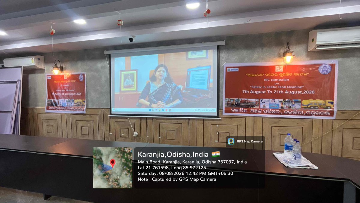 NACKaranjia's tweet photo. The Aingata Safai, Surakshita Safai Campaign has been launched officially.
Regards Karanjia NAC.
#GarimaScheme
#NomanualScavenging https://t.co/guUQY0OQAH