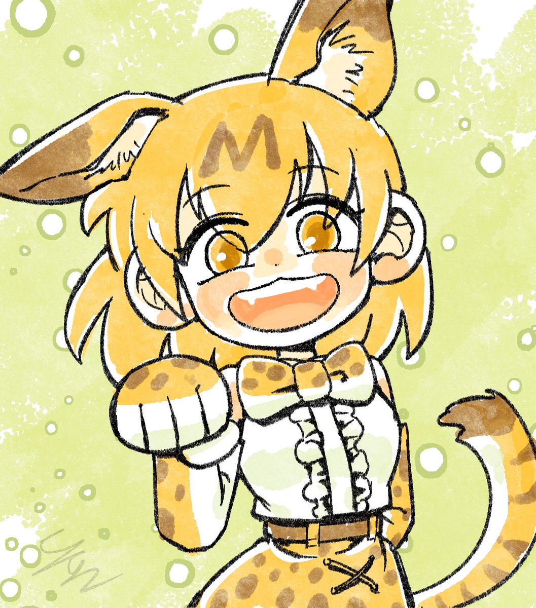 AP_DUL_998's tweet photo. 고양이의 날이니까 서벌밈미

#케모노프렌즈 #けものフレンズ　#kemonofriends  #けもフレ https://t.co/XEr1RVhcWm