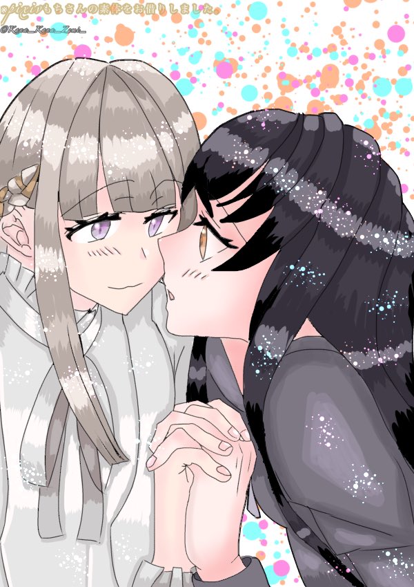 Kana_Kana_Zemi_'s tweet photo. 視線が合わさるとき
#トワツガイ
#トワツガイ_FA
#トワファン
色紙のお衣装で🫶 https://t.co/7s0V8SDfwv