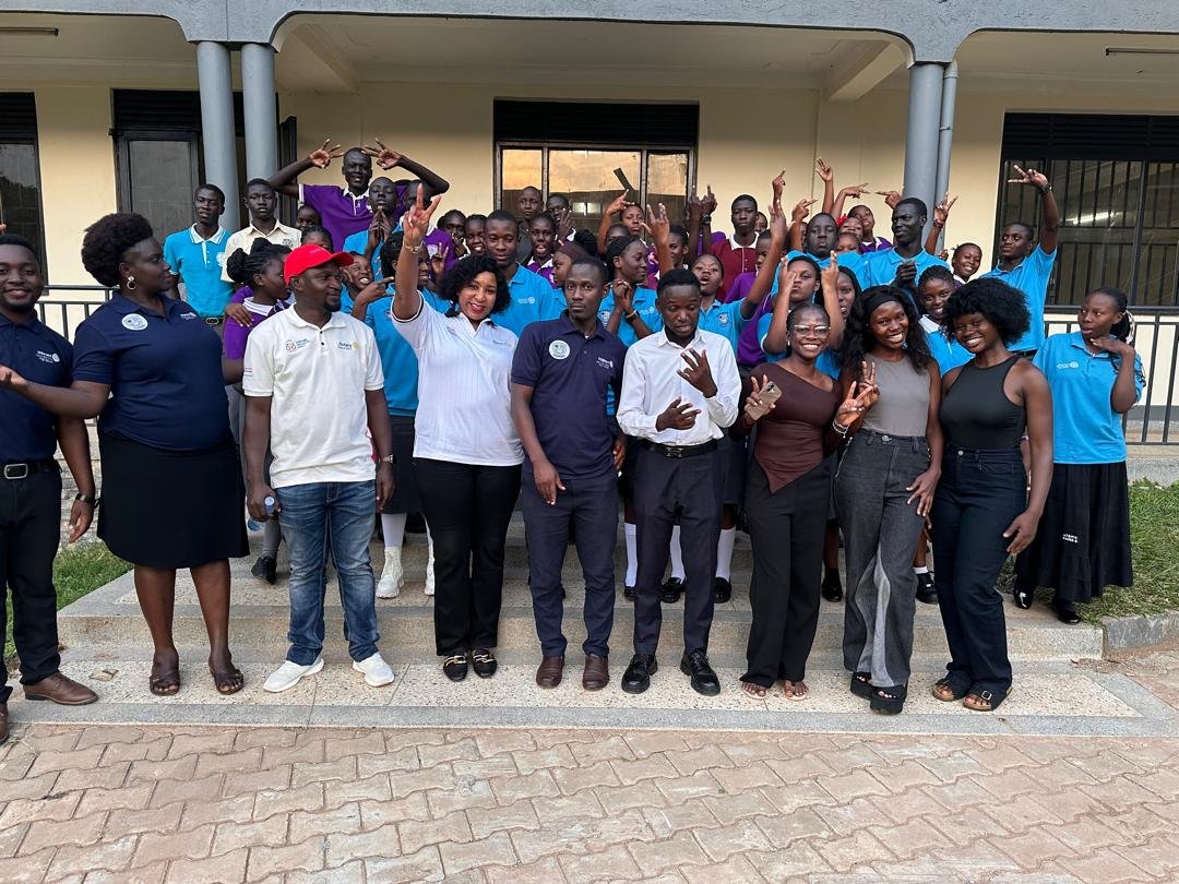 Rotaractkitende's tweet photo. Yesterday the Rotaract Club of Kitende in formation  together with their mother club @RCKitende visited Christ the king High School Bweya where they officially launched their interact club. Wishing these young souls all the best as they begin this new journey
@serviceaboveself https://t.co/awFFZFsmrm